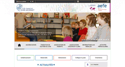 Desktop Screenshot of lyceefrancais-jmonnet.be